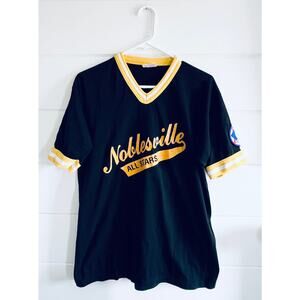 Vintage Noblesville Indiana All Stars Babe Ruth Baseball Jersey, Size L